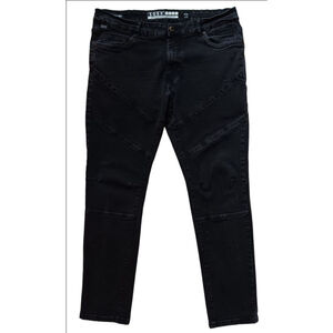 Men's SOBK Black Slim Fit Jeans Size 36x32